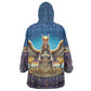 Egyptian Goddess Isis Kid Wearable Blanket Hoodie Ancient Mythology Winged Queen