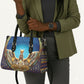 Egyptian Goddess Isis Leather Bag Ancient Mythology Winged Queen