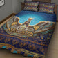 Egyptian Goddess Isis Quilt Bed Set Ancient Mythology Winged Queen