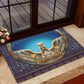 Egyptian Goddess Isis Rubber Doormat Ancient Mythology Winged Queen