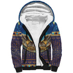 Egyptian Goddess Isis Sherpa Hoodie Ancient Mythology Winged Queen