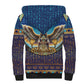 Egyptian Goddess Isis Sherpa Hoodie Ancient Mythology Winged Queen