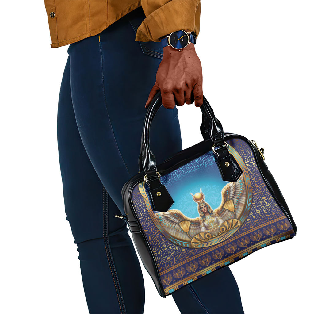 Egyptian Goddess Isis Shoulder Handbag Ancient Mythology Winged Queen