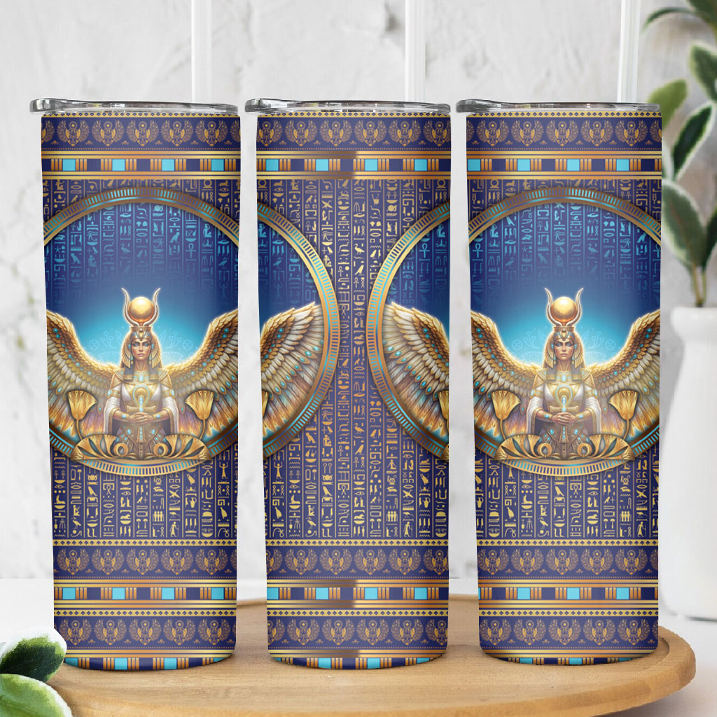 Egyptian Goddess Isis Skinny Tumbler Ancient Mythology Winged Queen