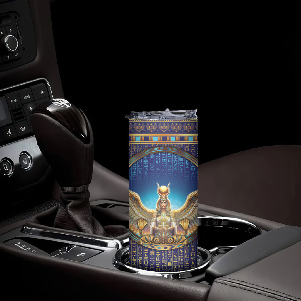 Egyptian Goddess Isis Skinny Tumbler Ancient Mythology Winged Queen