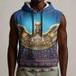 Egyptian Goddess Isis Sleeveless Hoodie Ancient Mythology Winged Queen