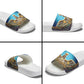 Egyptian Goddess Isis Slide Sandals Ancient Mythology Winged Queen