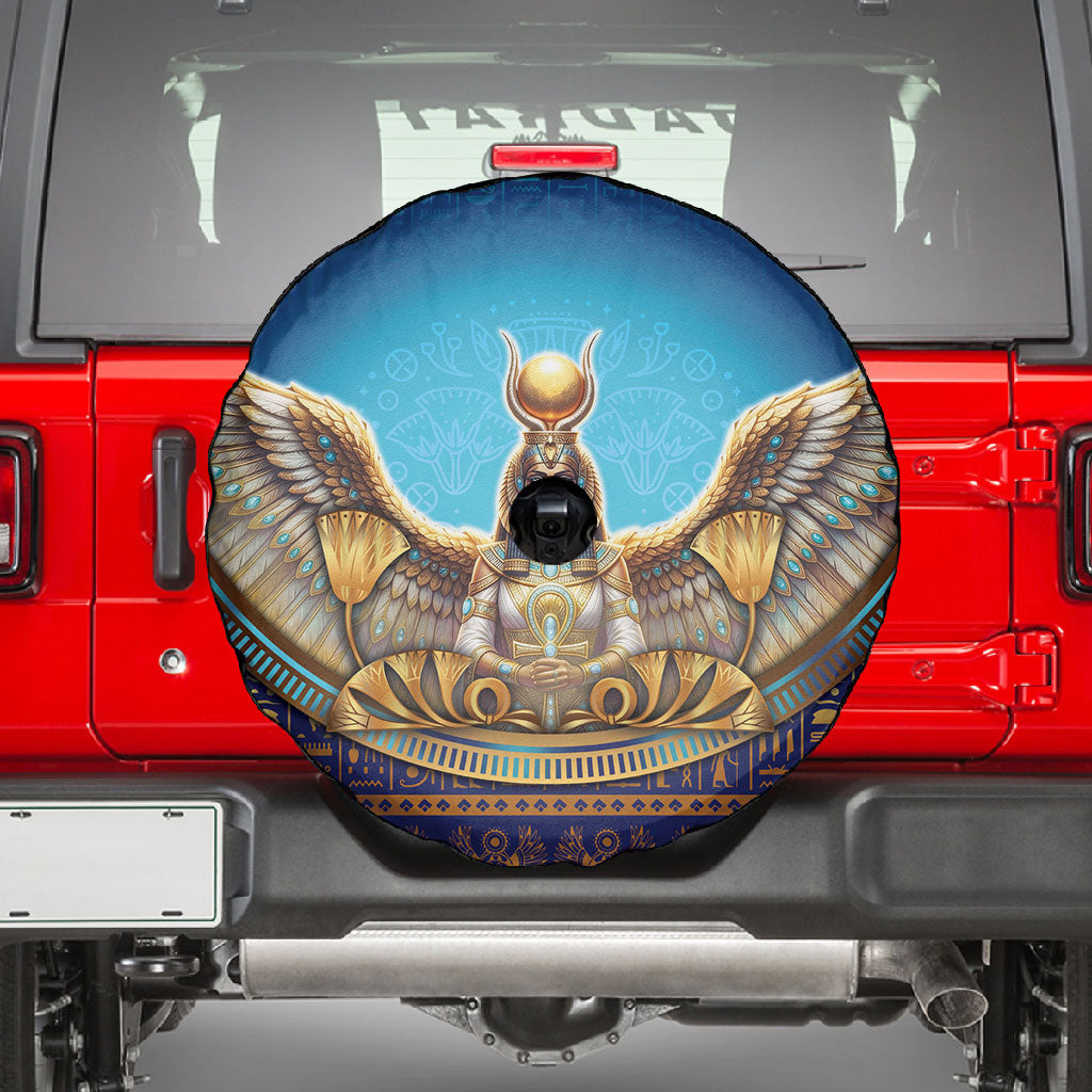 Egyptian Goddess Isis Spare Tire Cover Ancient Mythology Winged Queen
