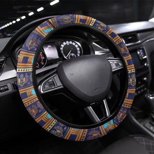Egyptian Goddess Isis Steering Wheel Cover Ancient Mythology Winged Queen