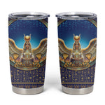 Egyptian Goddess Isis Tumbler Cup Ancient Mythology Winged Queen
