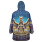 Egyptian Goddess Isis Wearable Blanket Hoodie Ancient Mythology Winged Queen