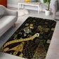 Egyptian God Thoth Area Rug Ancient Mythology Ibis Wisdom Hieroglyphic