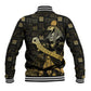Egyptian God Thoth Baseball Jacket Ancient Mythology Ibis Wisdom Hieroglyphic