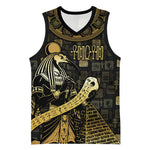 Egyptian God Thoth Basketball Jersey Ancient Mythology Ibis Wisdom Hieroglyphic