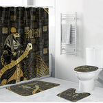 Egyptian God Thoth Bathroom Set Ancient Mythology Ibis Wisdom Hieroglyphic