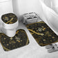 Egyptian God Thoth Bathroom Set Ancient Mythology Ibis Wisdom Hieroglyphic