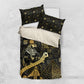 Egyptian God Thoth Bedding Set Ancient Mythology Ibis Wisdom Hieroglyphic