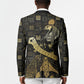Egyptian God Thoth Blazer Ancient Mythology Ibis Wisdom Hieroglyphic