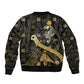 Egyptian God Thoth Bomber Jacket Ancient Mythology Ibis Wisdom Hieroglyphic