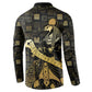 Egyptian God Thoth Button Sweatshirt Ancient Mythology Ibis Wisdom Hieroglyphic