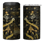 Egyptian God Thoth 4 in 1 Can Cooler Tumbler Ancient Mythology Ibis Wisdom Hieroglyphic
