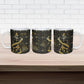 Egyptian God Thoth Ceramic Mug Ancient Mythology Ibis Wisdom Hieroglyphic