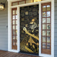 Egyptian God Thoth Door Cover Ancient Mythology Ibis Wisdom Hieroglyphic