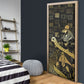 Egyptian God Thoth Door Cover Ancient Mythology Ibis Wisdom Hieroglyphic