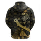 Egyptian God Thoth Hoodie Ancient Mythology Ibis Wisdom Hieroglyphic
