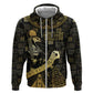 Egyptian God Thoth Hoodie Ancient Mythology Ibis Wisdom Hieroglyphic