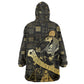 Egyptian God Thoth Kid Wearable Blanket Hoodie Ancient Mythology Ibis Wisdom Hieroglyphic