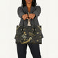 Egyptian God Thoth Leather Bag Ancient Mythology Ibis Wisdom Hieroglyphic