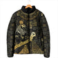 Egyptian God Thoth Padded Jacket Ancient Mythology Ibis Wisdom Hieroglyphic