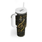 Egyptian God Thoth Tumbler With Handle Ancient Mythology Ibis Wisdom Hieroglyphic