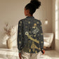 Egyptian God Thoth Women Casual Shirt Ancient Mythology Ibis Wisdom Hieroglyphic