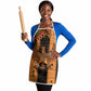 Egyptian God Horus Apron Ancient Mythology Falcon Hieroglyphic Patterns