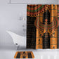Egyptian God Horus Bathroom Set Ancient Mythology Falcon Hieroglyphic Patterns