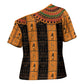 Egyptian God Horus Cross Shoulder Shirt Ancient Mythology Falcon Hieroglyphic Patterns