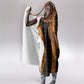 Egyptian God Horus Hooded Blanket Ancient Mythology Falcon Hieroglyphic Patterns