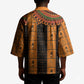 Egyptian God Horus Kimono Ancient Mythology Falcon Hieroglyphic Patterns