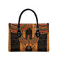Egyptian God Horus Leather Bag Ancient Mythology Falcon Hieroglyphic Patterns