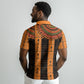 Egyptian God Horus Polo Shirt Ancient Mythology Falcon Hieroglyphic Patterns DT05