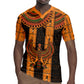 Egyptian God Horus Rugby Jersey Ancient Mythology Falcon Hieroglyphic Patterns