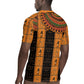 Egyptian God Horus Rugby Jersey Ancient Mythology Falcon Hieroglyphic Patterns