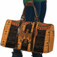 Egyptian God Horus Travel Bag Ancient Mythology Falcon Hieroglyphic Patterns