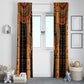 Egyptian God Horus Window Curtain Ancient Mythology Falcon Hieroglyphic Patterns