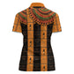 Egyptian God Horus Women Polo Shirt Ancient Mythology Falcon Hieroglyphic Patterns