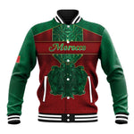 Personalized Morocco Baseball Jacket Royal Lion Islam Patterns - African Pride