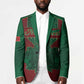 Personalized Morocco Blazer Royal Lion Islam Patterns - African Pride