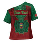 Personalized Morocco Cross Shoulder Shirt Royal Lion Islam Patterns - African Pride